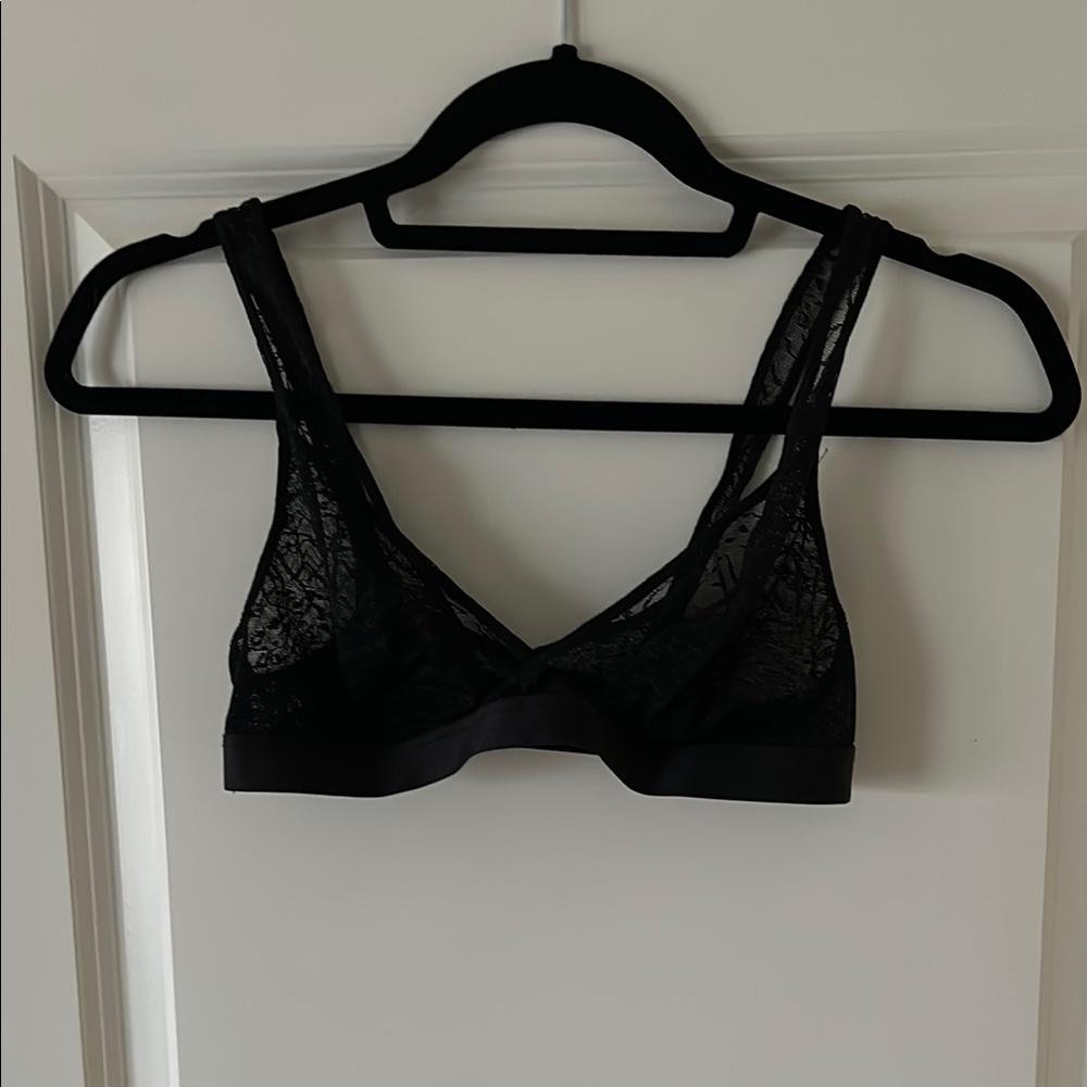 Lace Bralette - Black